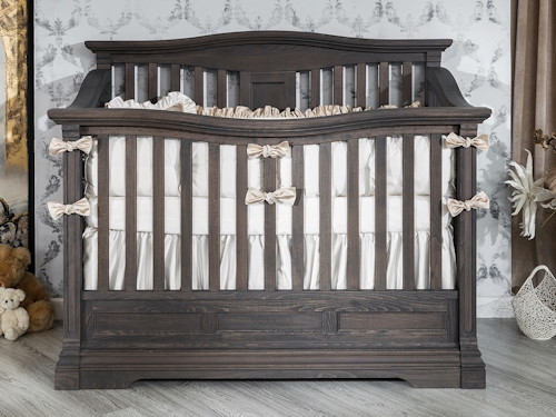 Romina • Imperio Crib in Oil Grey