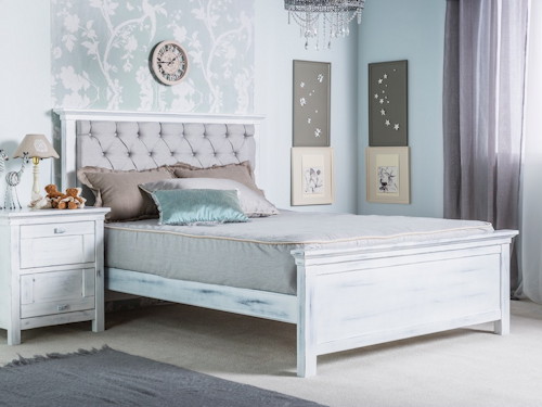 Romina • Karisma Full Bed in Rustico White