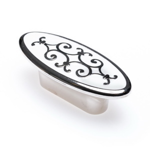 Art Nouveau – Oval / Stainless