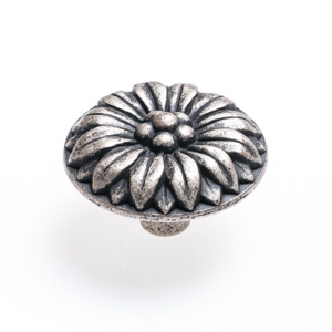 Round Flower – Pewter