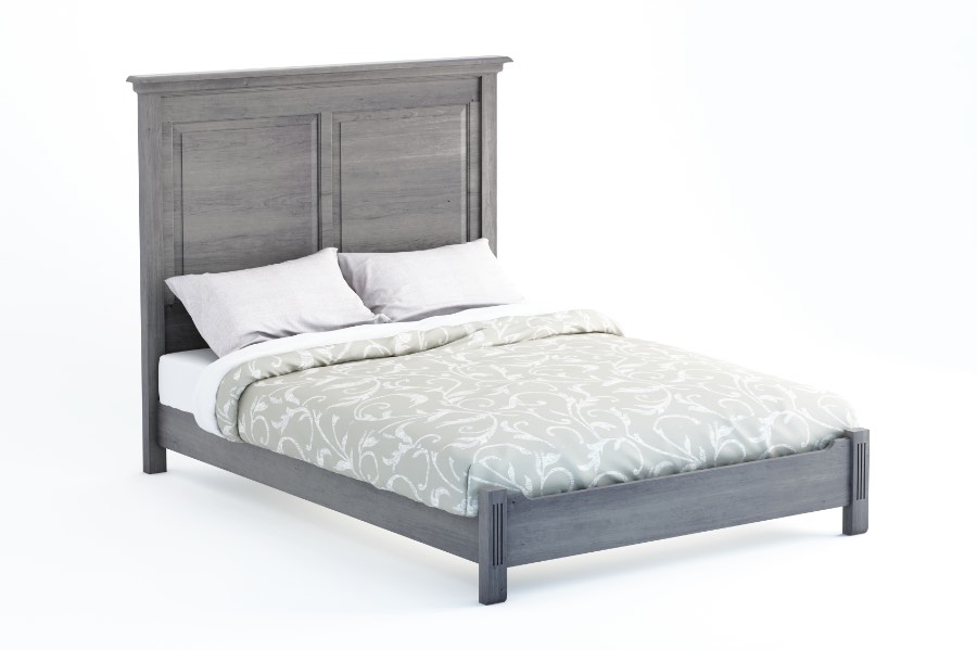 Kidz Decoeur Pembroke Full Bed with Low Profile Footboard in Storm Grey