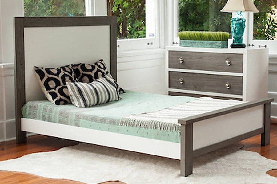 Milk Street Baby Full Bed & 3 Drawer Dresser 