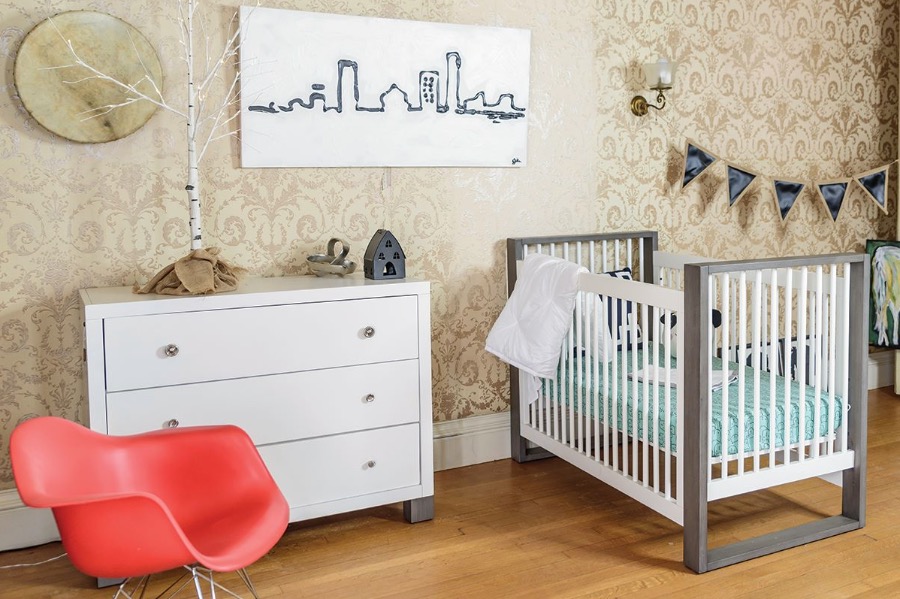 Milk Street Baby Traditional Crib & 3 Drawer Dresser