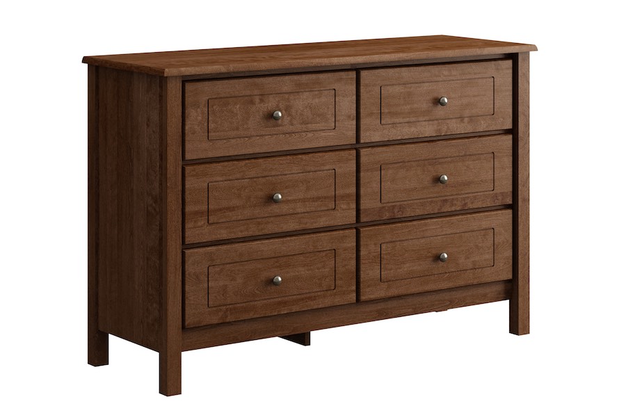 Offspring Hampton 6 Drawer Dresser in Java