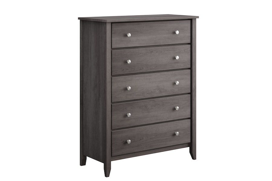 Offspring Hastings 5 Drawer Chest in Storm Grey