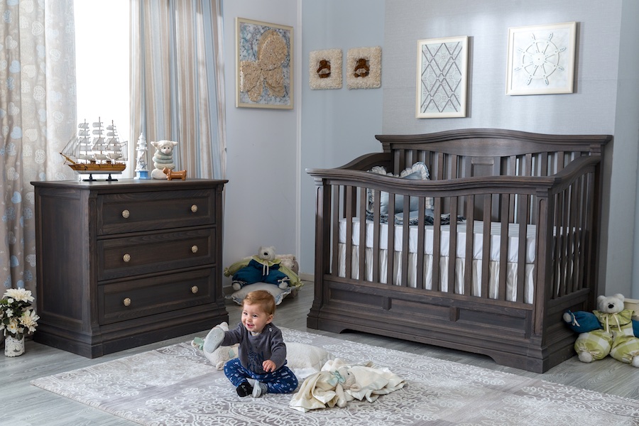 Romina Furniture The Best Cribs Beds, Vintage Gray Crib And Dresser