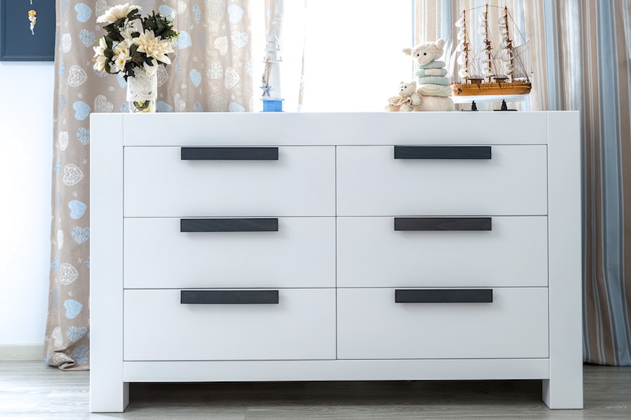 Romina Ventianni Double Dresser in White & Navy