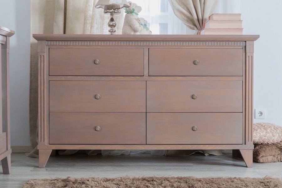 Siva Edison Double Dresser in Cappuccino