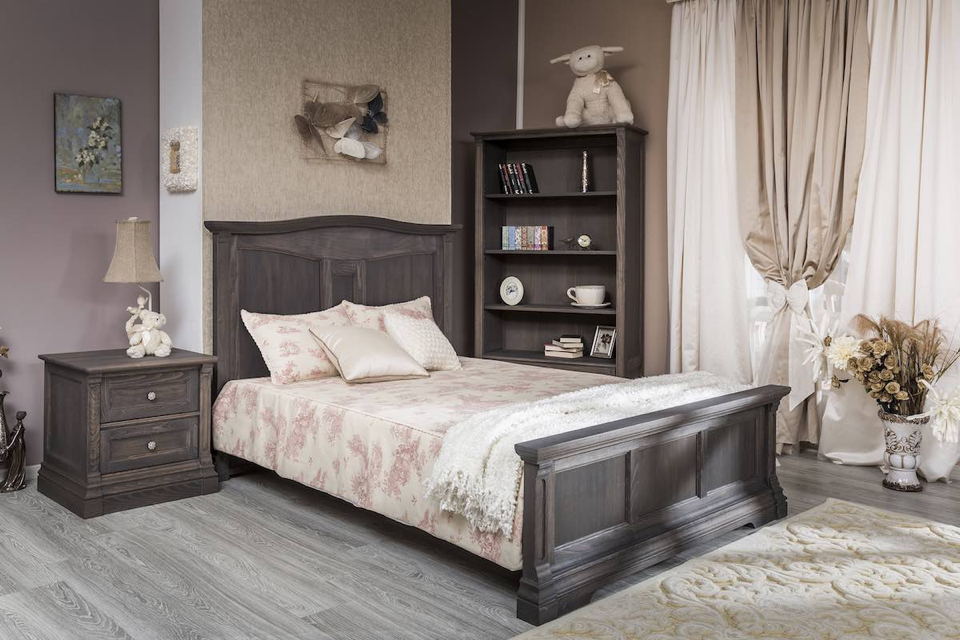 Romina - Imperio Collection with Full Bed in Oil Grey