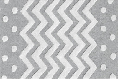 Zigzag Run in Gray